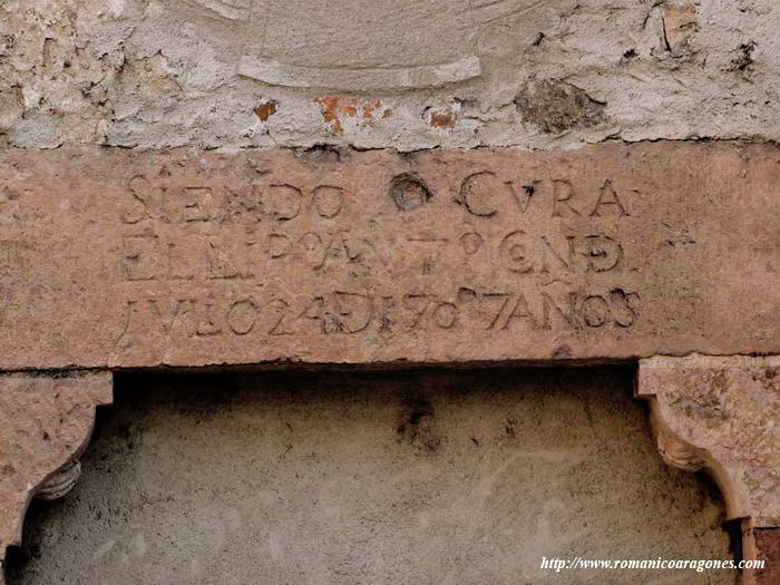 DETALLE DE UNA RESTAURACIÓN